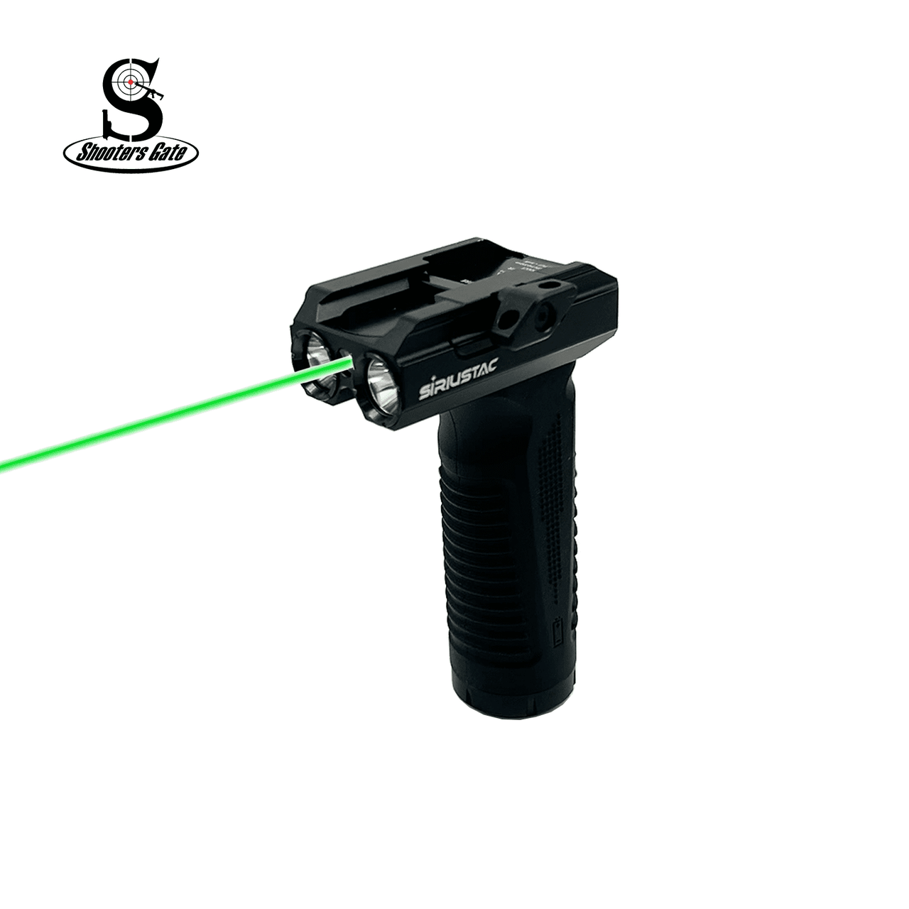2000 Lumen VGC mini Siriustac foregrip with green laser dual tactical flashlight - Titan Security Products Inc.