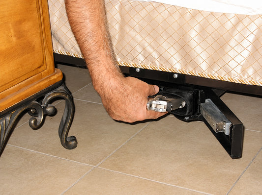 Under bed Titan Compact Pistol Safe