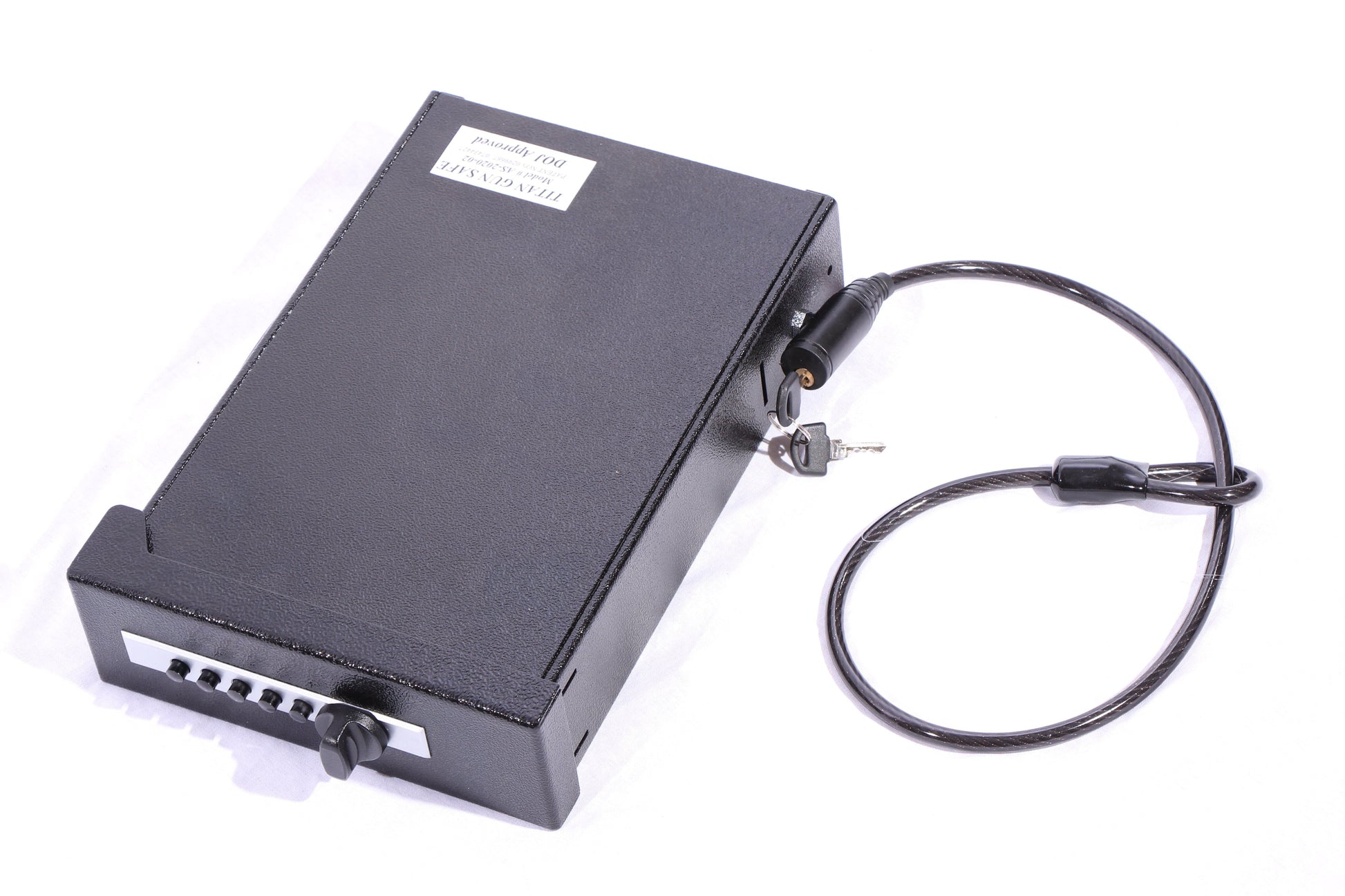 Titan Pistol Vault is a gun safe you can rely on!  Mechanical locking system no battery - Titan Security Products Inc. 